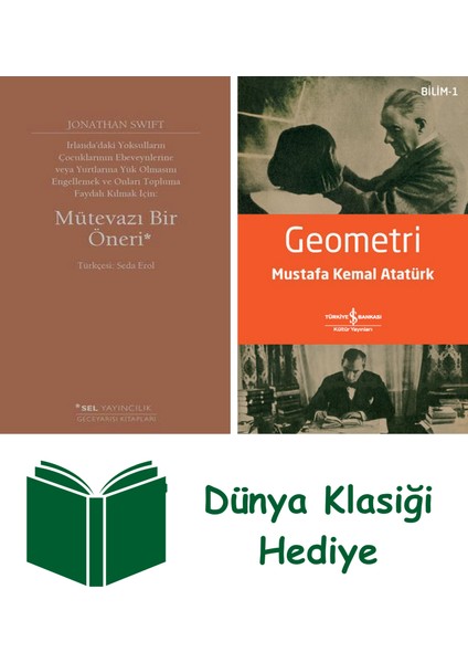 Mütevazı Bir Öneri + Geometri + Dünya Klasiği Hediye