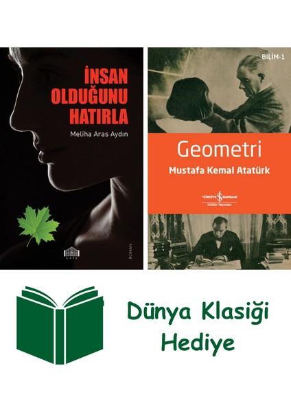 Insan Olduğunu Hatırla + Geometri + Dünya Klasiği Hediye