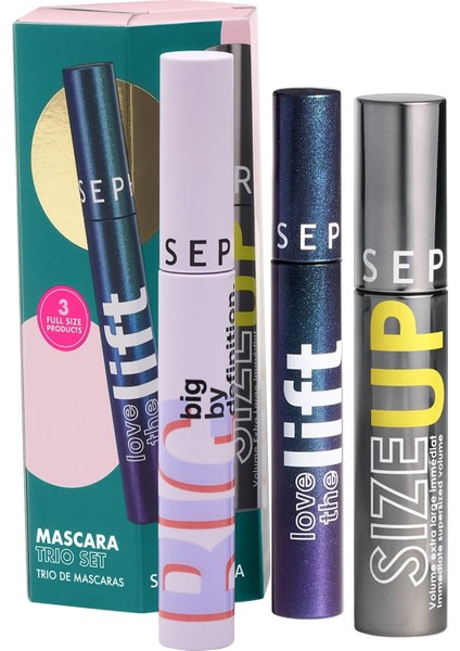 Trıo De Mascaras - 3 Maskara, 3 Etki: Hacim, Dolgunluk ve Lifting Etkisi