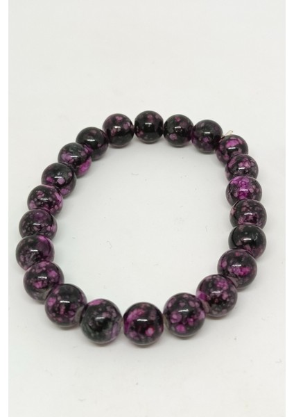 Dalgalı Ametist Doğal Taşlı Bileklik