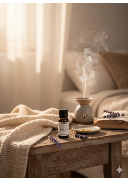 Aromaterapi Saf Rahatlatıcı Etki Lavanta Uçucu Yağı 10 ml
