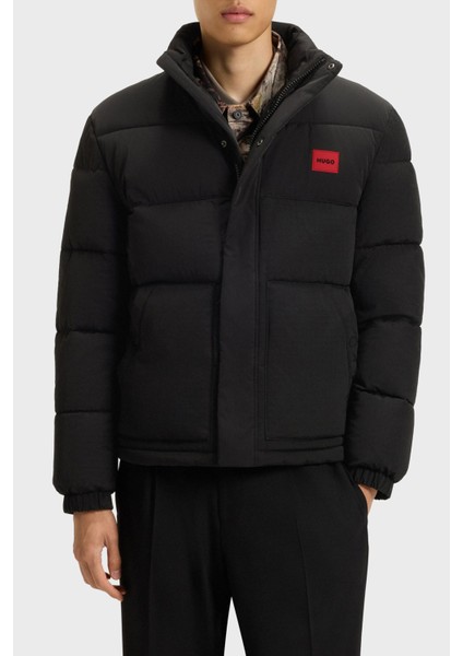 Kapitoneli Regular Fit Dik Yaka Su Itici Mont Erkek Mont 50547887 001