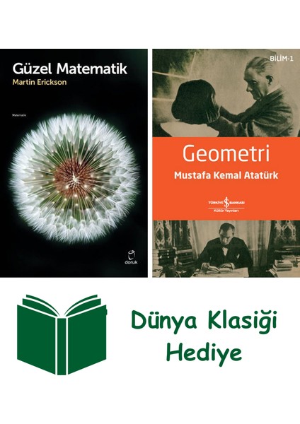 Güzel Matematik + Geometri + Dünya Klasiği Hediye