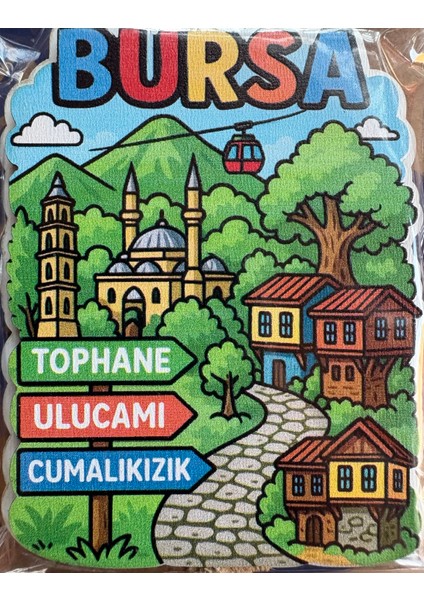 Magnet Bursa 3 Çeşit 3 Adet modelleri