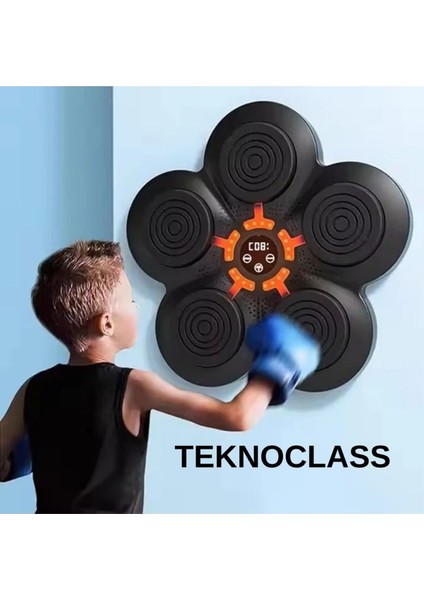 Boks Eğitim Makinesi Müzikli Bluetooth Hoparlör Genç Yetişkin Boks Egzersizi Eldiven Hediyeli fiyatları