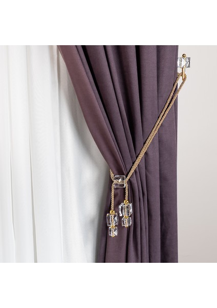 Özel Yapım Dekoratif Perde Bağı Renso Braçol Takım