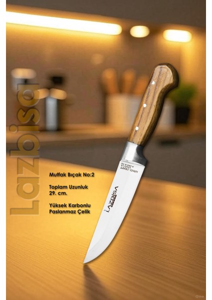 Hand Craft Mutfak Bıçak Seti Et Ekmek Sebze Salata Börek Bıçağı 3 Lü Set Hds-30 fırsatları