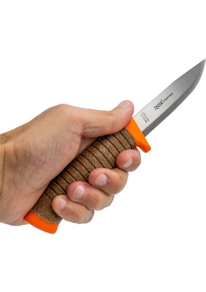0321 Bushcraft Plus Paslanmaz Çelik Kamp Bıçağı (Turuncu) fırsatları