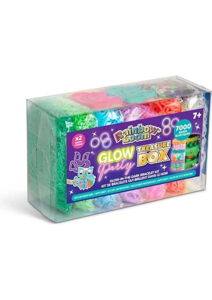 Rainbow Loom Karanlıkta Parlayan Hazine Kutusu