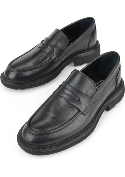 , Erkek Hakiki Deri Ayakkabı 1531007Z4206 Siyah indirimleri