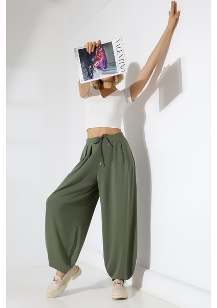 Kadın Şalvar Pantolon Modal Kumaş