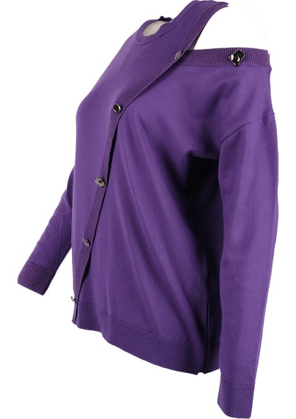 Tek Omuz Uzun Kol Minimalist Kadın Kazak - Günlük & Özel Günler modelleri