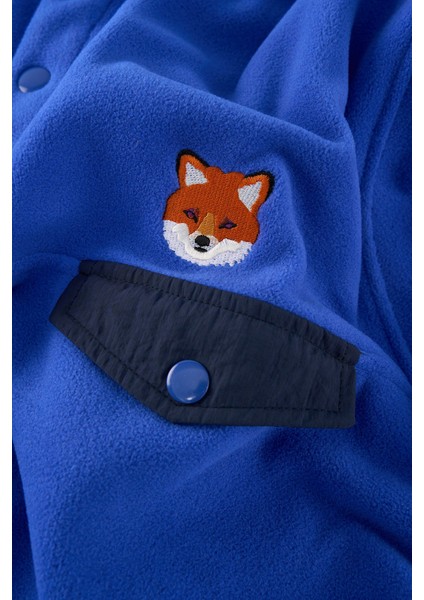 Kızıl Tilki Polar Popover Sweatshirt - Saks Mavi fiyatları