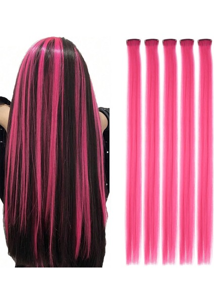 Renkli Sentetik Çıt Çıt - 5 Adet - D17