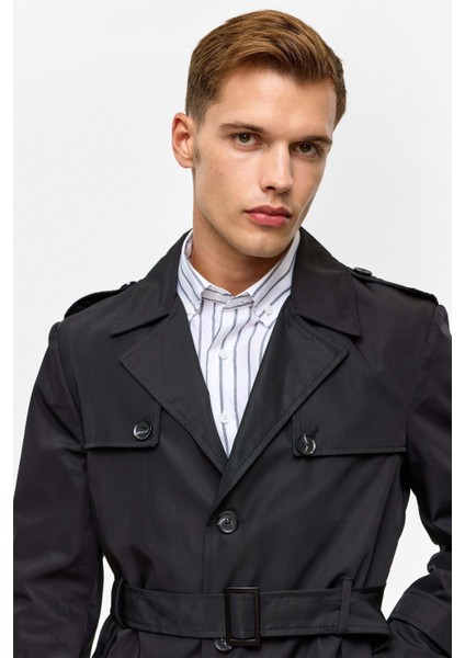 Slim Kalıp Siyah Erkek Mont MN2008700520 fiyatları