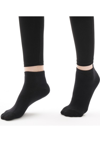 3'lü Unisex Siyah Çorap