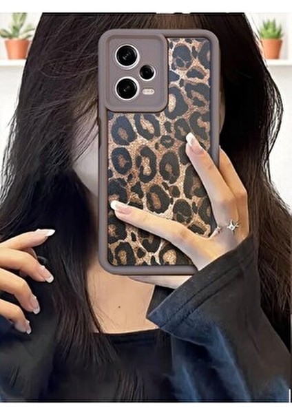 Xiaomi Note 12 Pro 5g Uyumlu – Leopar Desenli, Yumuşak Silikon Kılıf, Darbeye Karşı Dayanıklı Kapak fiyatları