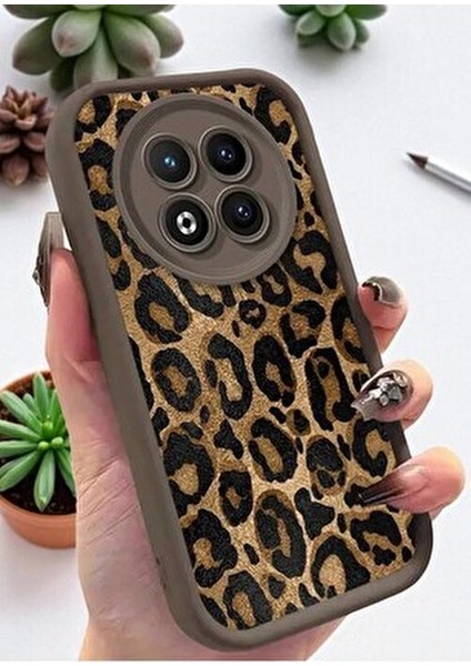 Xiaomi Note 14 Pro 4g Uyumlu – Leopar Desenli, Yumuşak Silikon Kılıf, Darbeye Karşı Dayanıklı Kapak