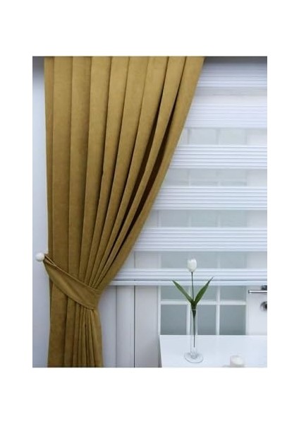 Depo Taç Yağ Yeşili Düz Renk 1/3 Sık Pileli Fon Sık Pile Tek Kanat EVD-YAGYESILI001, Yağ Yeşili, 80 x 270 modelleri