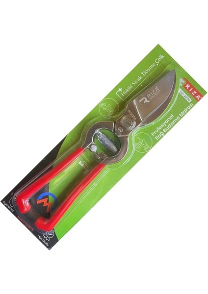 Sıcak Dövme Çelik Pro Ergonomik Bahçe Bağ Makası 24 cm - Lisinya