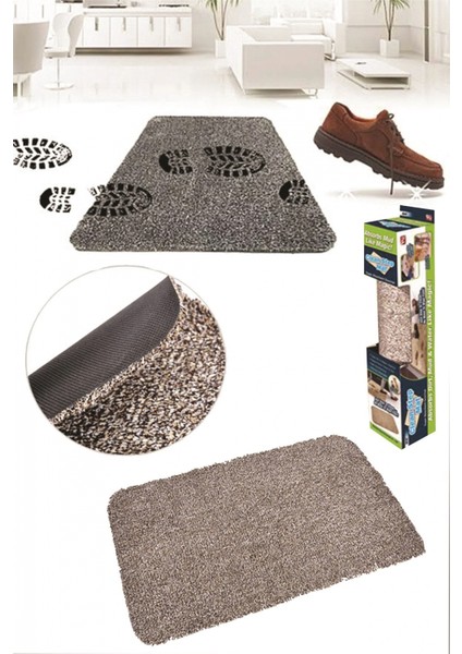 Çamaşır Makinesinde Yıkanabilir Kir Toz Emici Mikrofiberli Paspas (K95) fiyatları