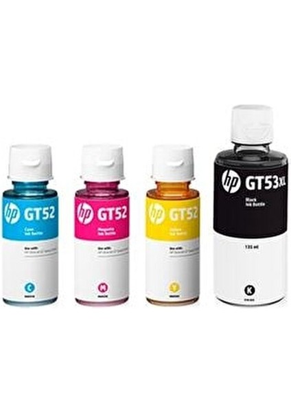 GT53XL 2ND32A SIYAH ve Renkli Mürekkep kartuşu GT53XL