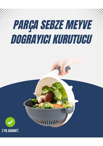 Sebze Doğrama ve Rendeleme Için Pratik Mutfak Aparatı