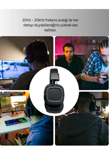 Deep Bass Destekli Kablosuz Katlanabilir Kulak Üstü Kulaklık fırsatları