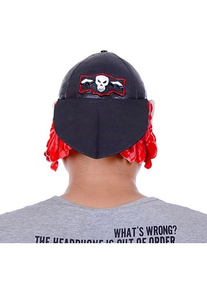 Lateks Şapkalı Gözlüklü Beyaz Maske - Lisinya modelleri