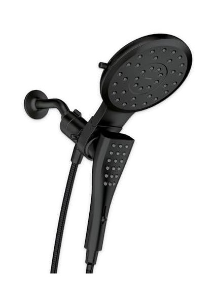 220C3BL Verso Sekiz Işlevli 17,78 cm Çapında El Duşu ile Püskürtme Kafası, Mat Siyah modelleri