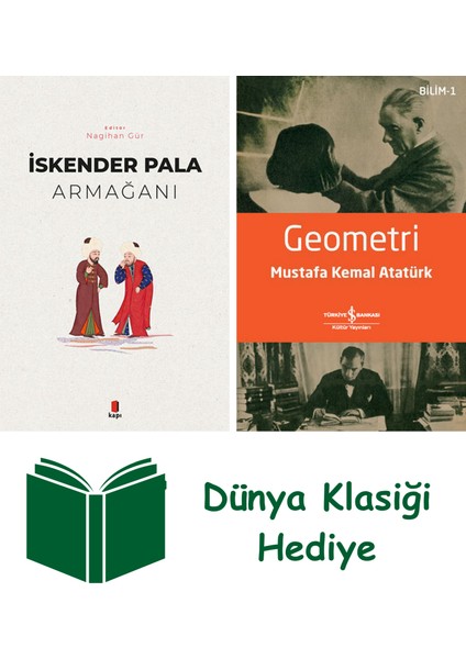 Iskender Pala Armağanı (Ciltli) + Geometri + Dünya Klasiği Hediye