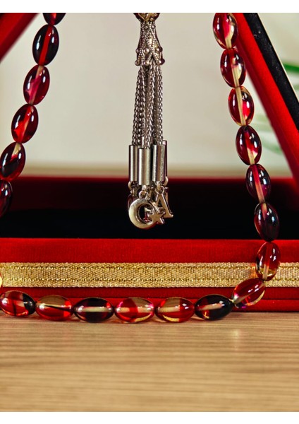 Ateş Kehribar Tesbih Sistem Püsgüllü Orjinal Ürün fiyatları