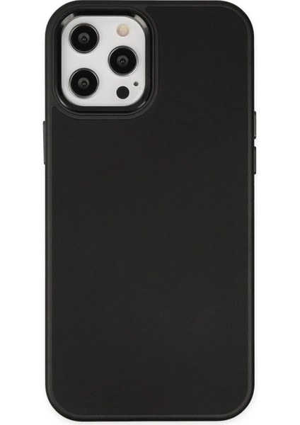 iPhone 12 Pro Max Kılıf Asya Deri Silikon - Siyah - FKU2472-1592