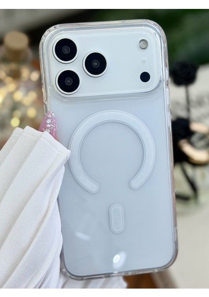 Iphone 17 Promax Uyumlu Magsafe Özellikli Şeffaf Silikon Kılıf fırsatları