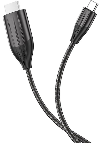 Hoco UA16 Type-C To HDMI 4K 30hz Ses ve Görüntü Aktarma KABLOSU-(5775) - ?54?66E0-5G7754 fırsatları