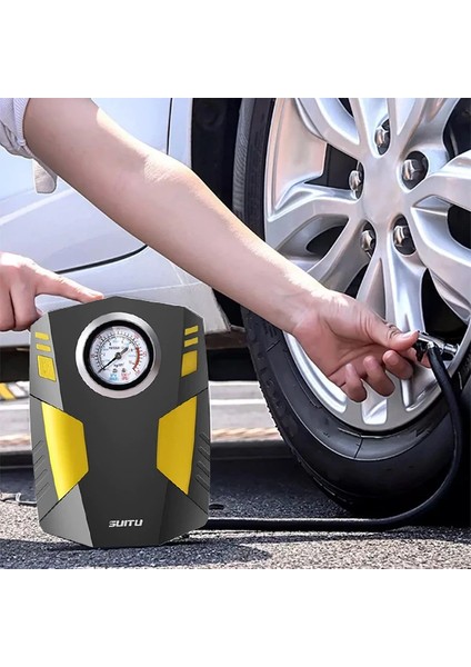 12V Taşınabilir Hava Pompası Kompresör Araç Lastik Şişirme ve Tamir SETI-(577 - ?89?85E9-5G8 fiyatları