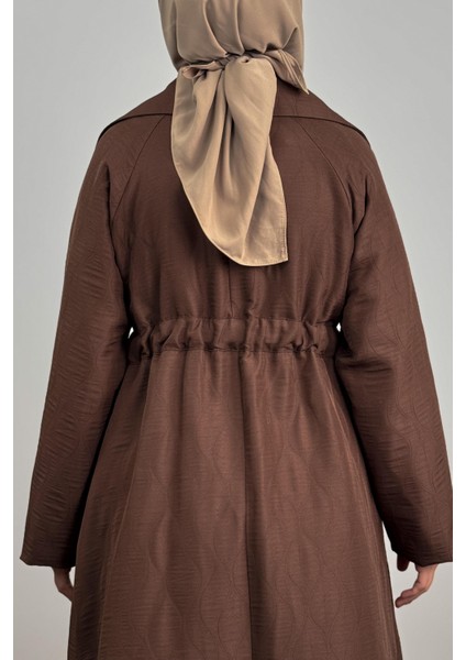 Kapitone Trençkot - Kahve indirimleri