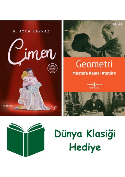 Çimen (Ciltli) + Geometri + Dünya Klasiği Hediye
