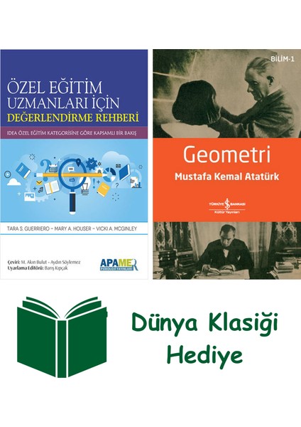 Özel Eğitim Uzmanları Için Değerlendirme Rehberi + Geometri + Dünya Klasiği Hediye