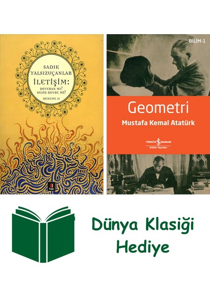 Iletişim + Geometri + Dünya Klasiği Hediye