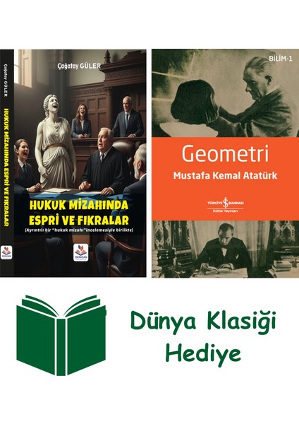 Hukuk Mizahında Espri ve Fıkralar + Geometri + Dünya Klasiği Hediye