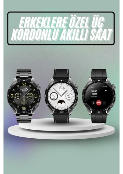 Akıllı Saat Ios ve Android Tüm Telefonlara Uyumlu Çok Fonksiyonlu Amoled Ekran