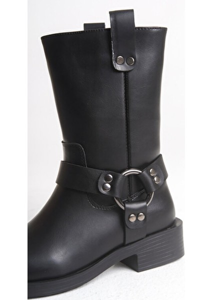 Ceruvylth Kadın Kısa Çizme 00128803 Siyah Platin fiyatları