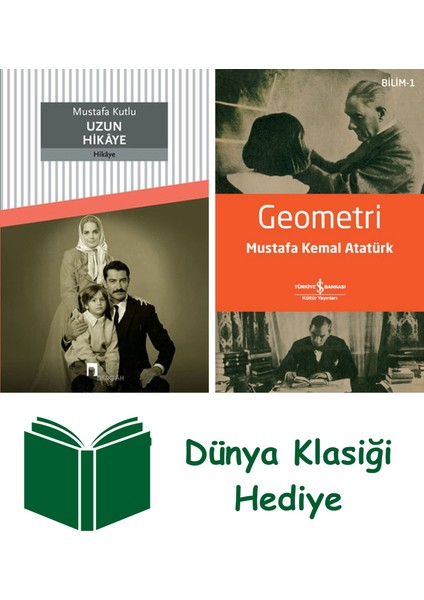 Uzun Hikaye + Geometri + Dünya Klasiği Hediye