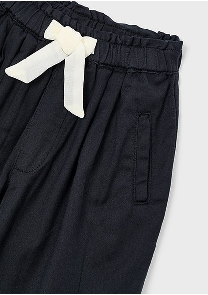 Siyah Kız Çocuk Bol Pantolon 4577 modelleri