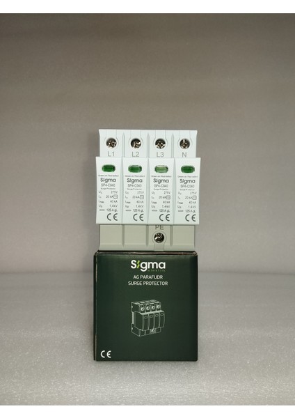 SP4-C040 C Tipi 4p 40KA Ag Parafudr