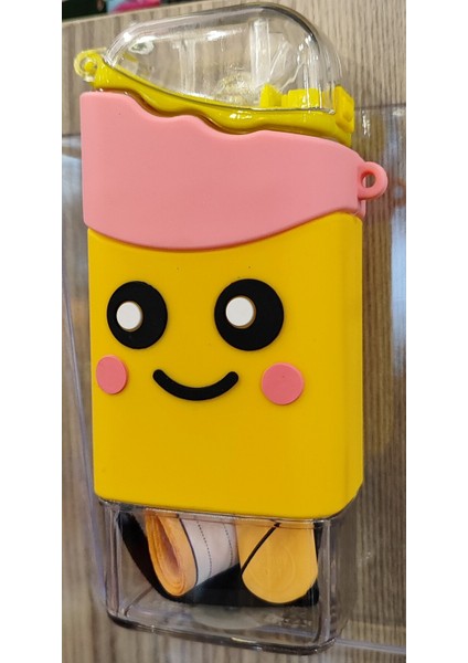 Dondurma Model Askılı Pipetli Plastik Matara Suluk