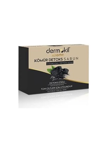 Dermokil Kömürlü Detoks Doğal Katı Sabun 100 gr