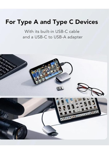 Lexar RW515 Cfexpress Tip A Kart Okuyucu, 900 Mb/s'ye Kadar, Cfe Tip A Kart Için USB 3.2 Gen 2 Bellek Kartı Okuyucu, Usb-C Kablosu/usb-C - Usb-A Adaptörü Dahil Cf Kart Okuyucu (LRW515U-RNHNG) fırsatları