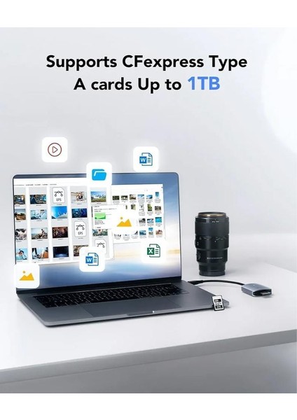 Lexar RW515 Cfexpress Tip A Kart Okuyucu, 900 Mb/s'ye Kadar, Cfe Tip A Kart Için USB 3.2 Gen 2 Bellek Kartı Okuyucu, Usb-C Kablosu/usb-C - Usb-A Adaptörü Dahil Cf Kart Okuyucu (LRW515U-RNHNG) indirimleri